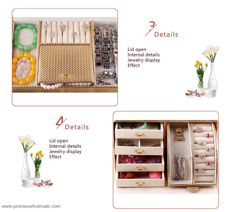 Multi-drawer jewelry box