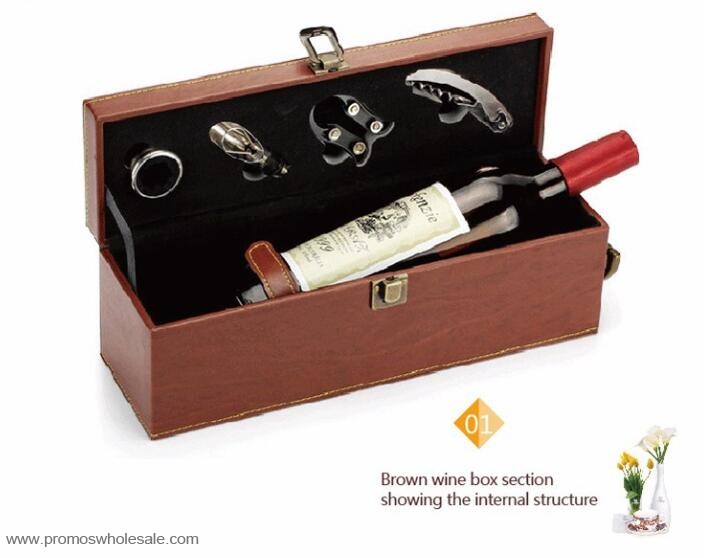 Einzelne flasche wein-Box