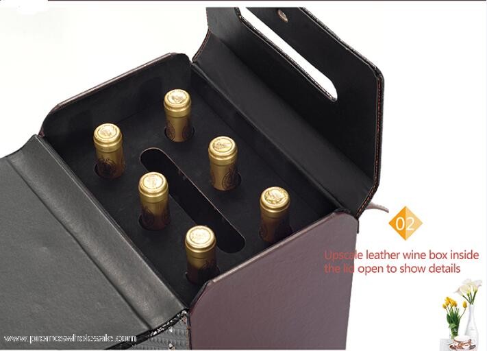 6 bottle wine box