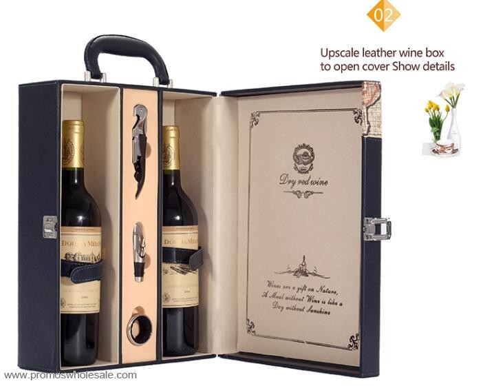 Stitching klassischen wein-Box