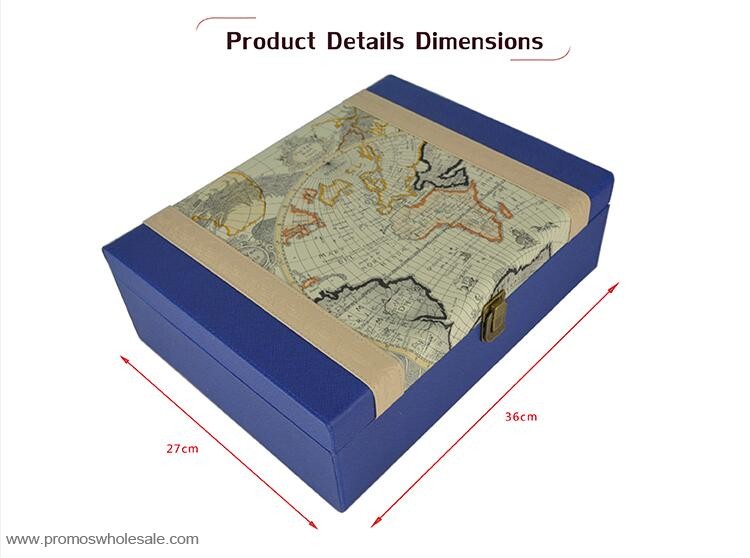 Mapa Deluxe caja de empaquetado del vino