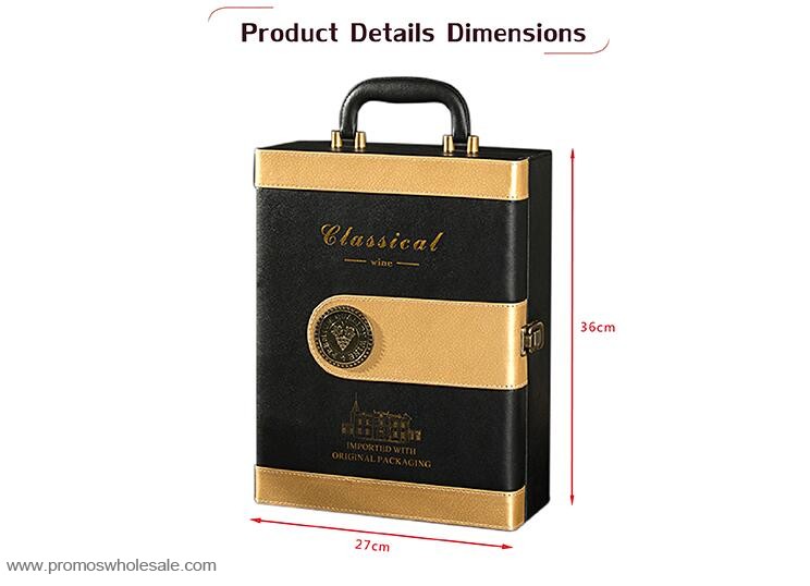 Luxury leather wine box