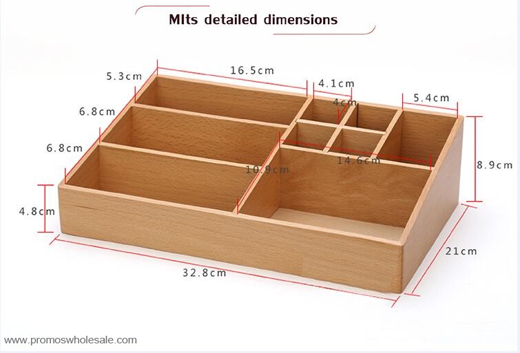 caja de almacenamiento de madera