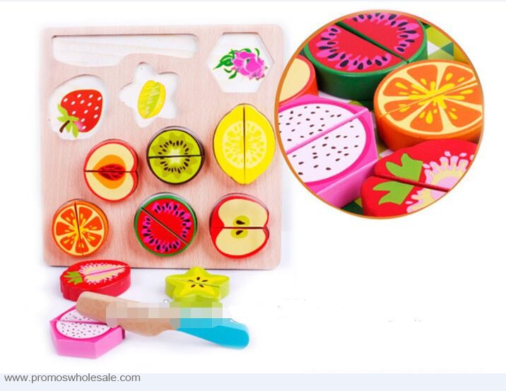 9 Fruits Cutting Set Wooden Toy
