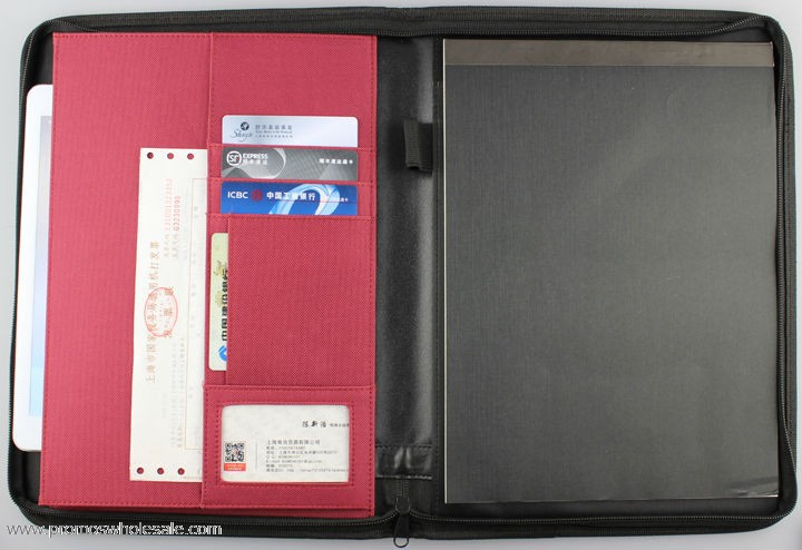 Оксфорд тканина покриття застібку-блискавку сумка кліп папку