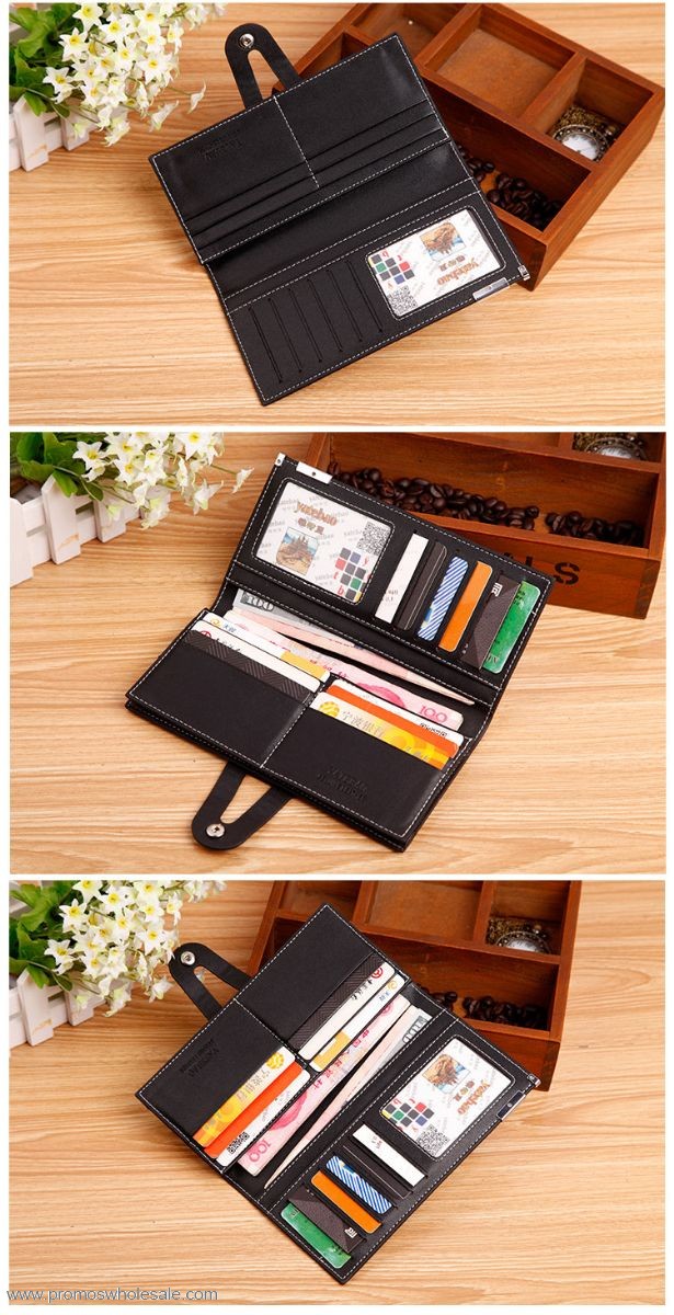 Men Wallet Long With 12 Card Holder 