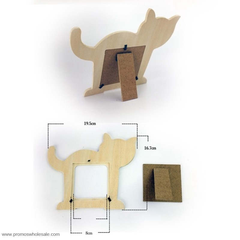 Wood material cat frame