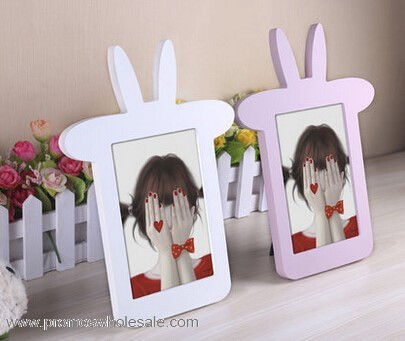 Rabbit Style Kids Wooden Photo Frame