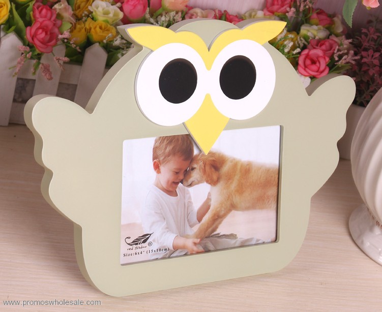 Funny wood photo frame