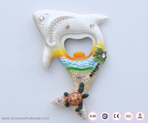 Dolphin shape bottle opener