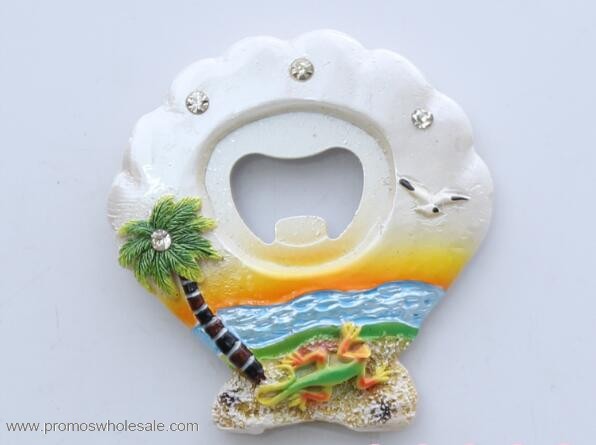 Seashell shape bottle opener 