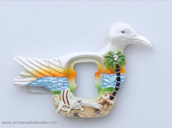 Bird shape bottle opener