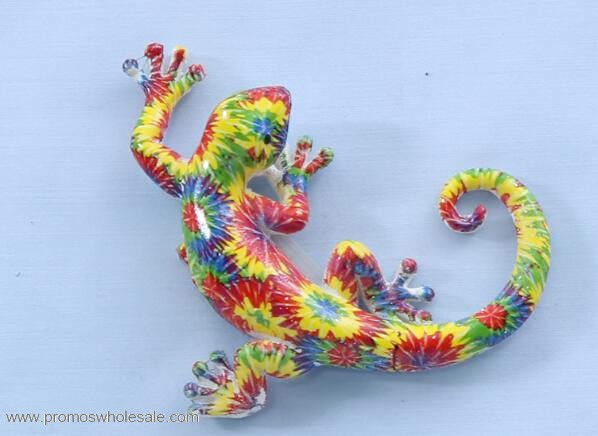 Polyresin 3d animal shape colorful qatar fridge magnet