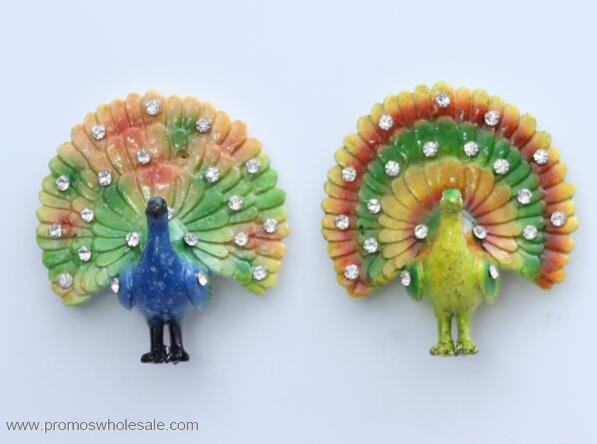 Peacock custom magneter til køleskabet