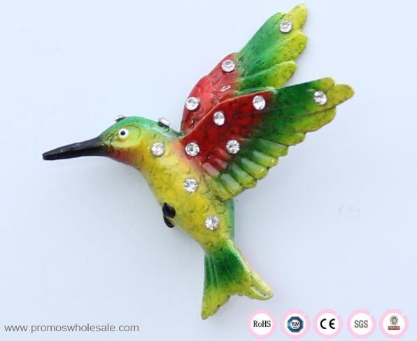 3d souvenir uccello forma magnete frigo