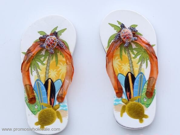 Sandal bentuk warna-warni kulkas magnet