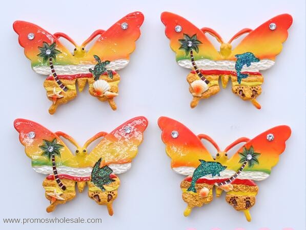 Butterfly shape fridge magnets