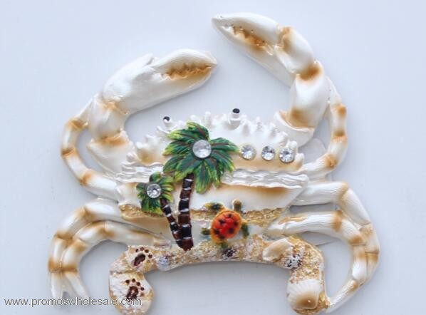 Crab fridge magnets