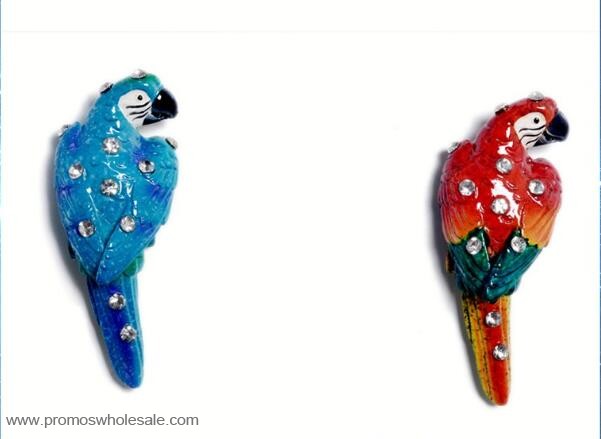 Parrot shape fridge magnet