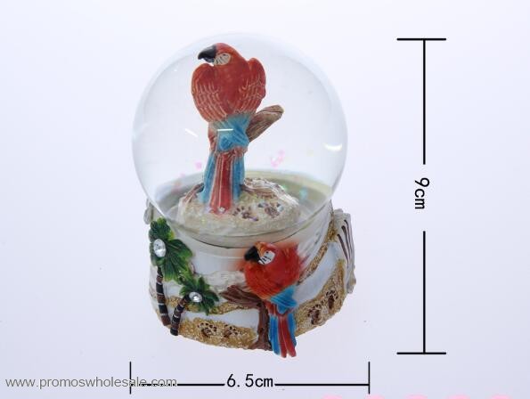 Lovely resin water globe