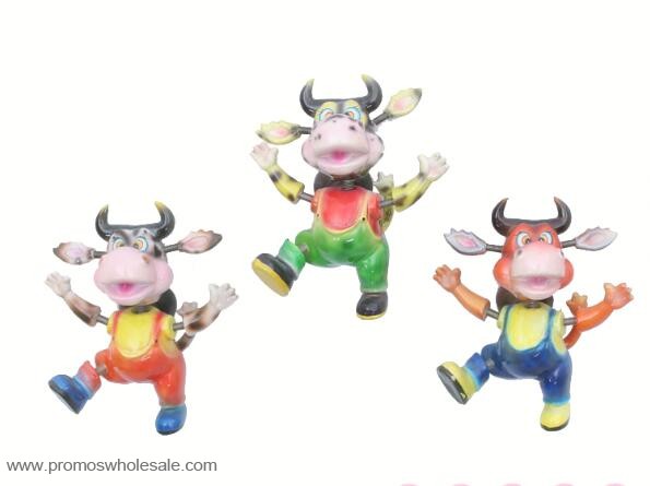 Sapi lukisan fridge magnets