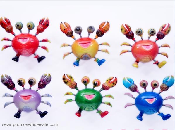 Crab shape fridge magnet