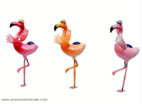 Flamingo shape magnet fridge