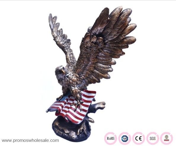 Eagle shape modern resin crafts house decoration