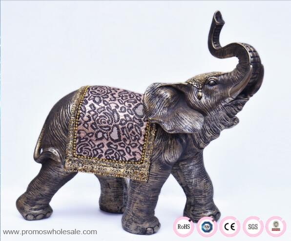الفيل الراتنج الحرف اليدوية للديكورات المنزلية