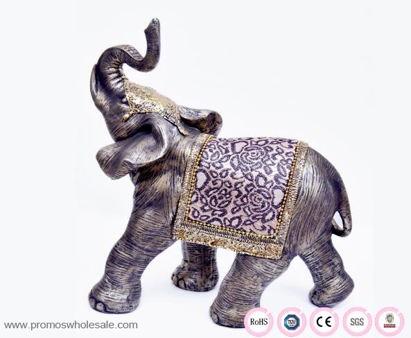 Elefante resina manualidades para la decoración casera