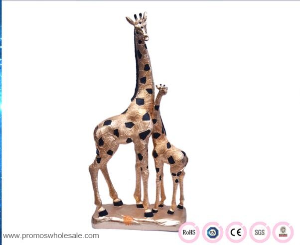 Pryskyřice žirafa dekorace