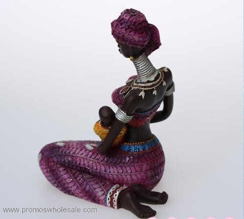  المرأة الديكور الراتنج تمثال 