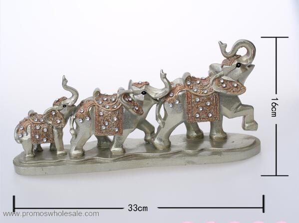 Elefánt alakú szuvenír ajándék ház dekoráció