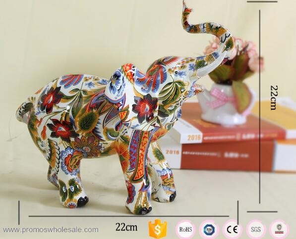 Pretty shape and pattern elephant home decoration