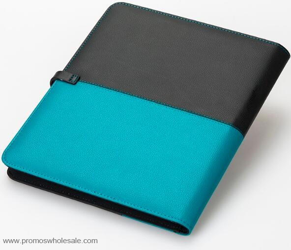 In Pelle portifolio con potenza banca e 8GB usb flash