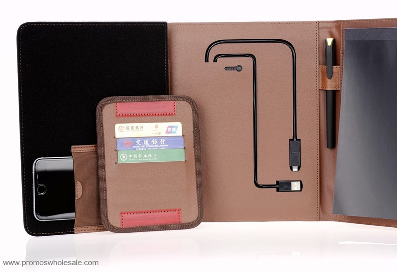 Portifolio with pen holder memo 