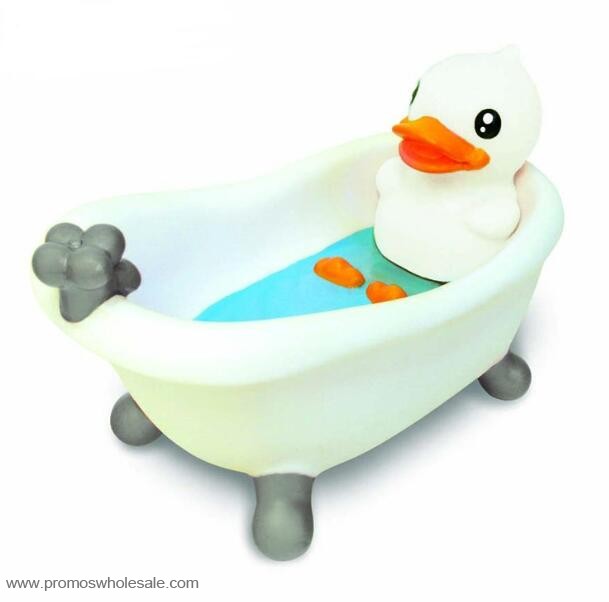 Duck shape plastic soap dish