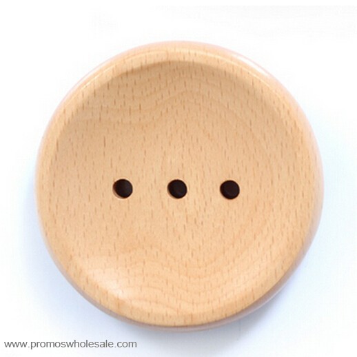 Cirkulär beech wood soap holder