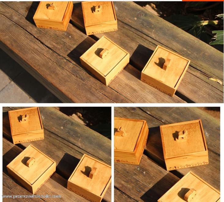 Empty Wooden Tea Box