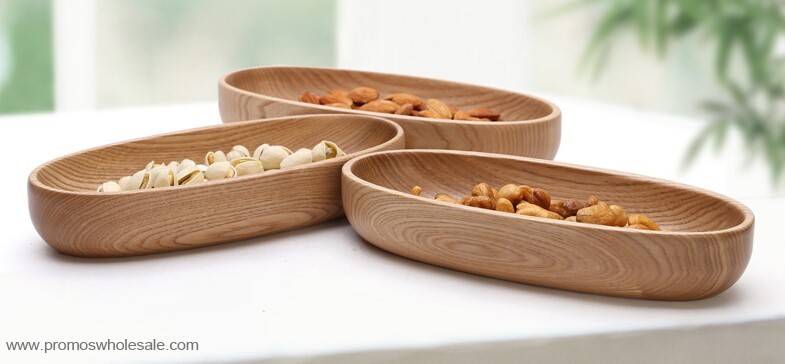 Wood Macaron Food Tray Plates