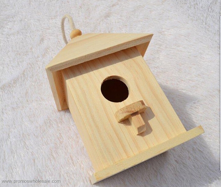 Wooden bird house