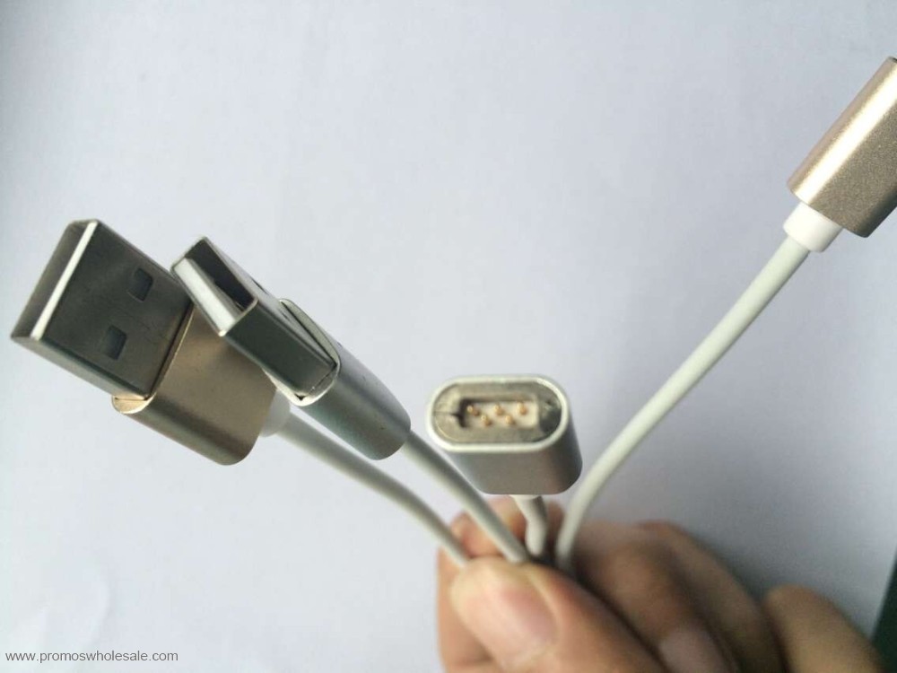 2 In 1 Magnetik Data Sync Kabel pengisi Daya 