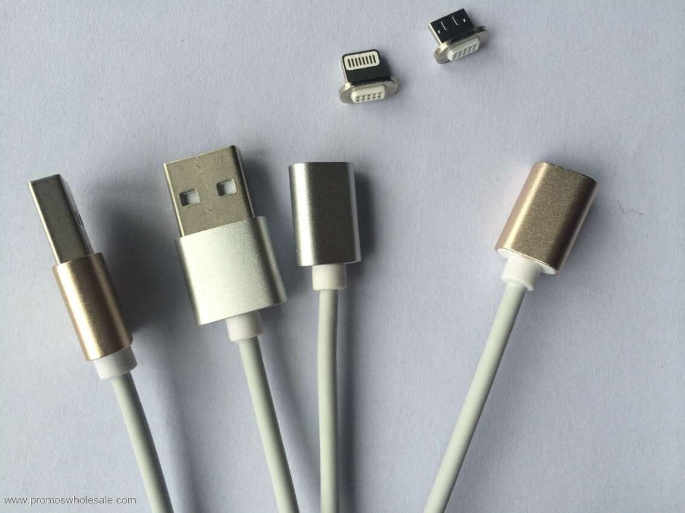  Micro/i5/i6/6s USB Kabel Data Sync Laddare 2 i 1 Magnetiska Data Sync Kabel Laddare
