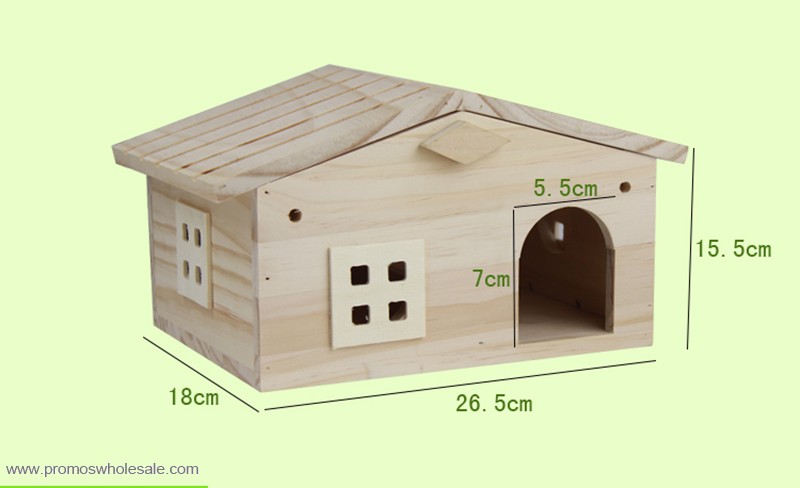  Wooden bird house with window