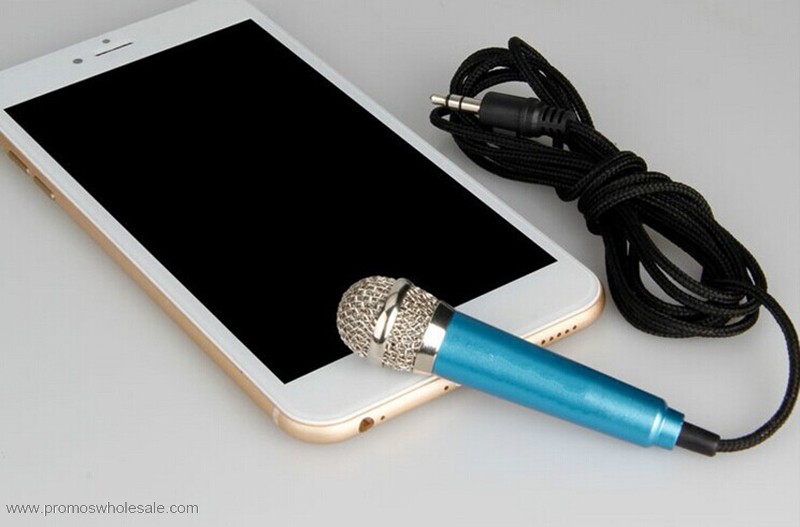 Microfone de celular Mini Handheld com Fio Microfone de Condensador para telefone móvel 5
