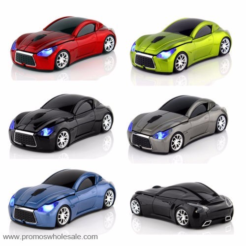 LED Headlights Racing Car Mouse