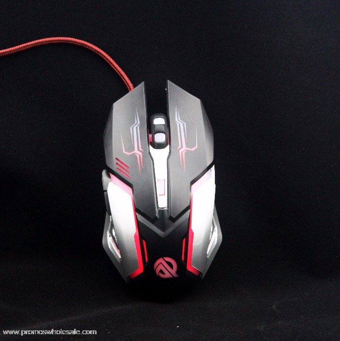 Respiraţie Lumina cu Fir 6 Butoane Gaming mouse-Ul