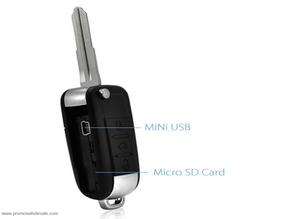 720P HD Mini Nøgle Kæde Skjult Kamera Video