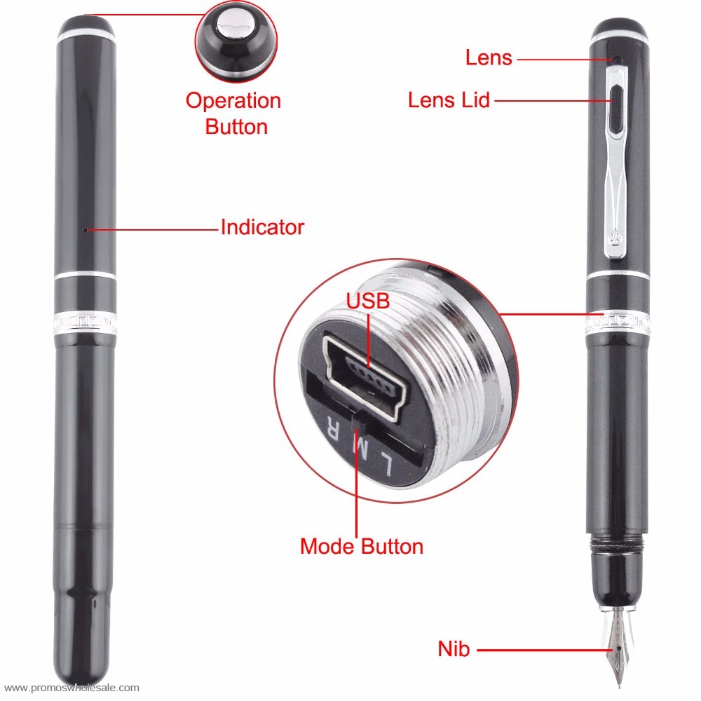 Wifi Mini Pen Skjult Kamera