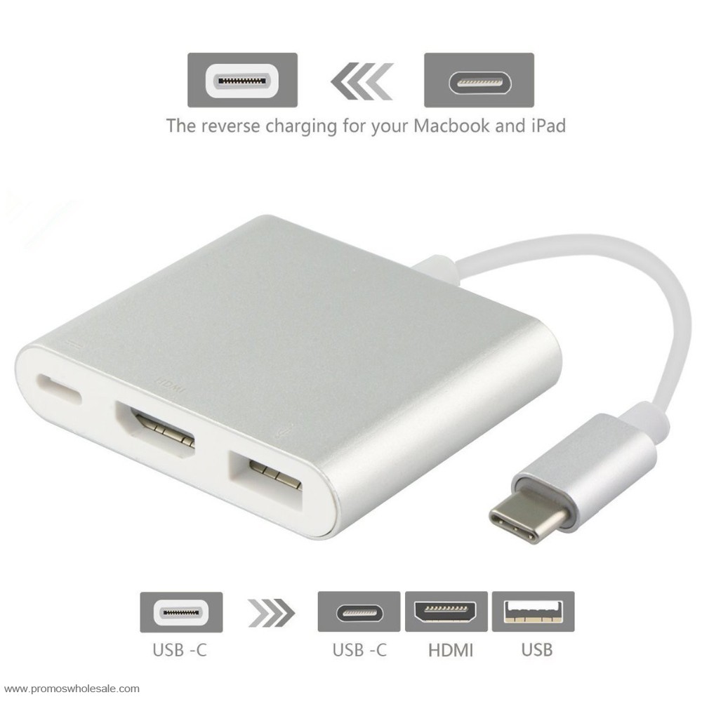 USB 3.1 Tipo C a HDMI Convertidor Adaptador 